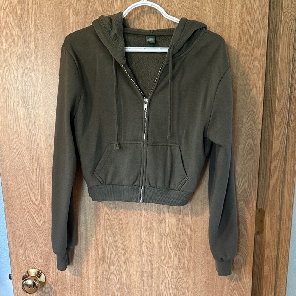 Wild Fable Forest Green Fleece Jacket